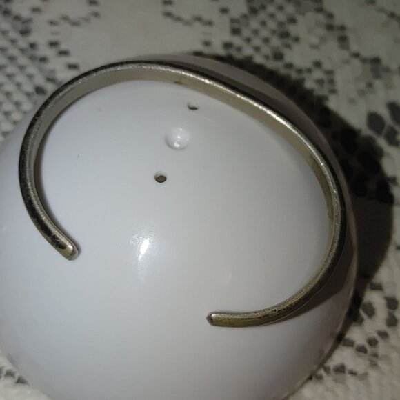 Antique Sterling Silver Native Cuff Bracelet Detailed Etched Patterns Stamped - Picture 5 of 10